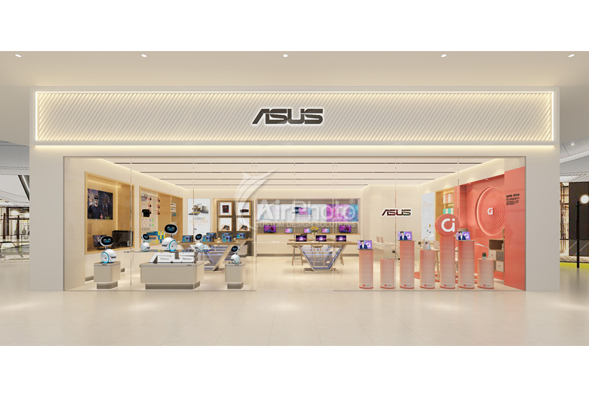 ASUS华硕  | a豆adol电脑品牌体验店设计-11